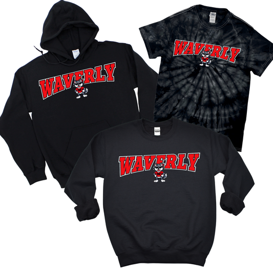 Waverly Arch - Black | Waverly Elementary Spiritwear Fundraiser | LI Spirit & Sports Apparel