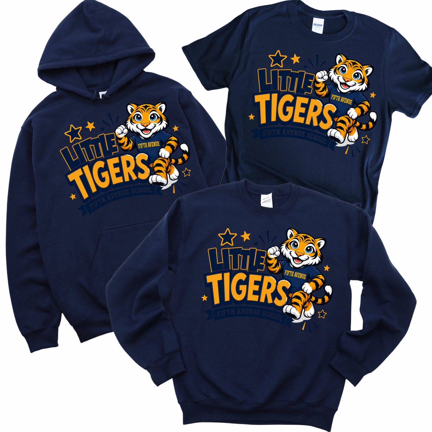 Fifth Avenue Little Tigers - Navy | Fifth Avenue Elementary Spiritwear Fundraiser | LI Spirit & Sports Apparel