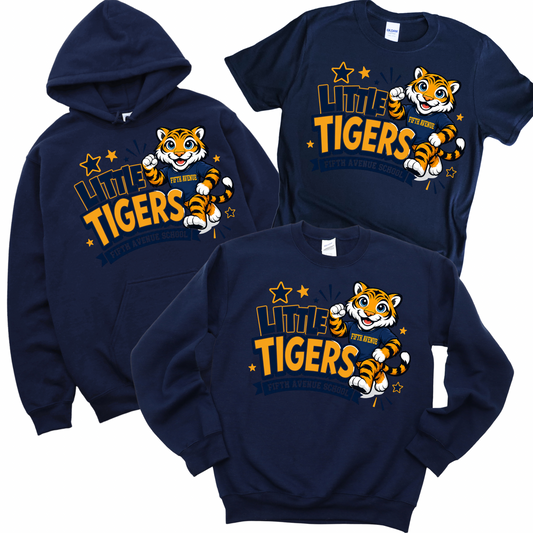 Fifth Avenue Little Tigers - Navy | Fifth Avenue Elementary Spiritwear Fundraiser | LI Spirit & Sports Apparel