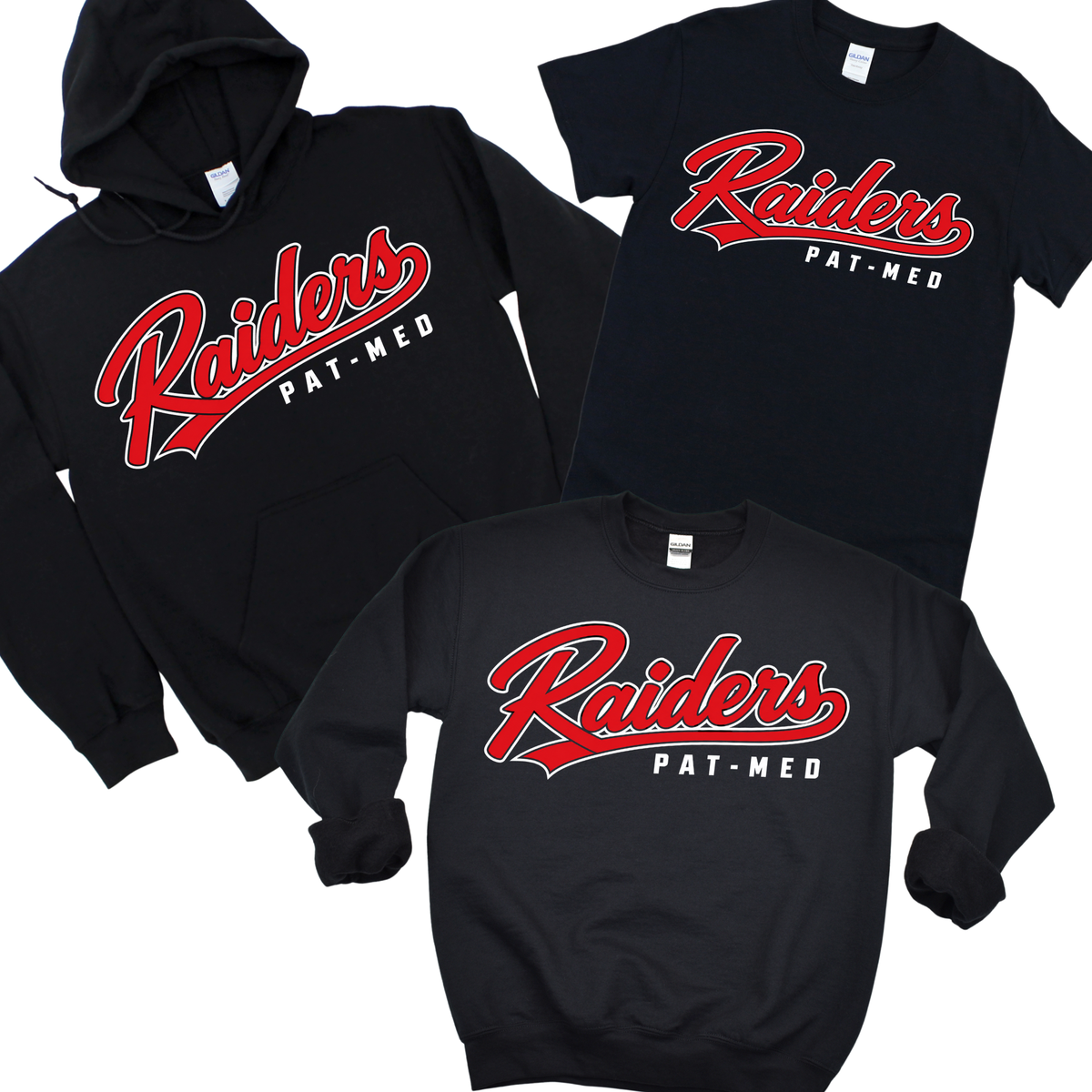 Pat-Med Classic Script - Black | Canaan Spiritwear Fundraiser | LI Spirit & Sports Apparel