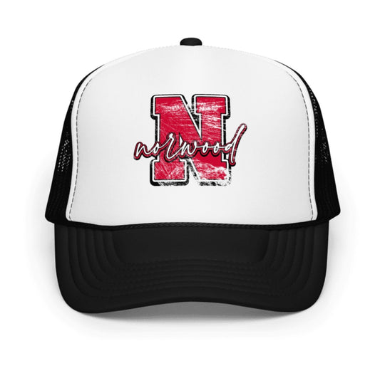 Norwood Heritage Trucker Hat | Norwood Ave Spiritwear Fundraiser | LI Spirit & Sports Apparel