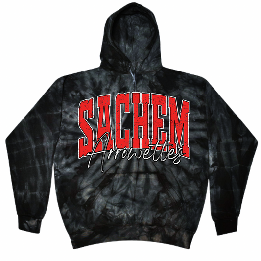 Varsity Sachem East Arrowettes Tie Dye Hoodie | Sachem Apparel | LI Spirit & Sports Apparel