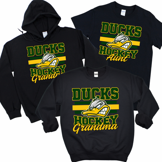 Ducks Hockey Personalized - Black | Ducks Hockey Spiritwear | LI Spirit & Sports Apparel