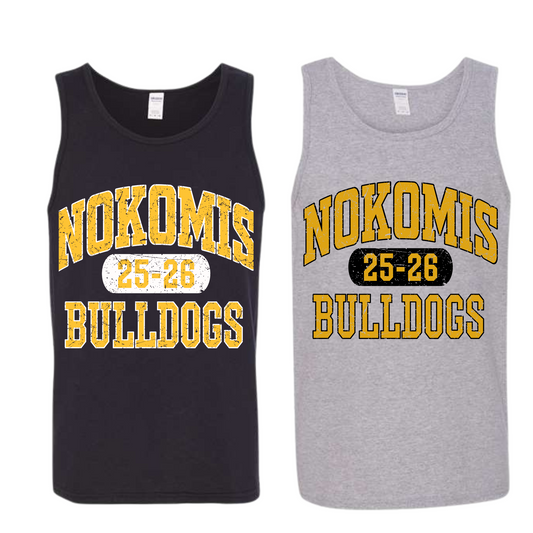 Nokomis Bulldogs Unisex Tank | Nokomis Spiritwear Fundraiser | LI Spirit & Sports Apparel