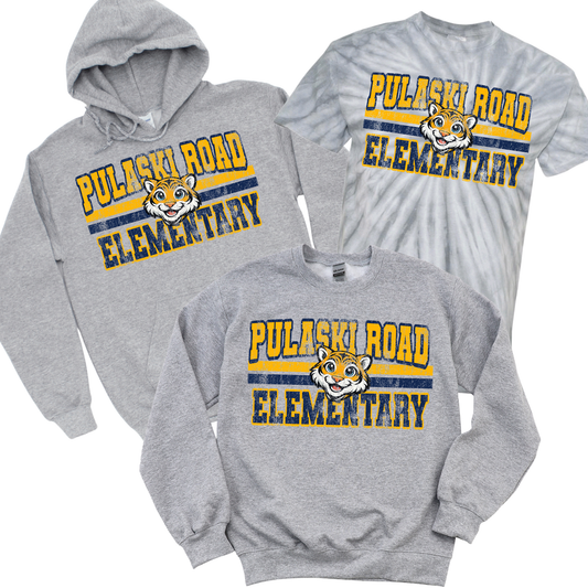 Vintage Northport Tigers - Athletic Gray | Pulaski Road Spiritwear Fundraiser | LI Spirit & Sports Apparel