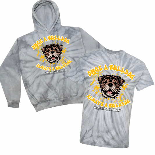 Once a Bulldog Always a Bulldog Tie Dye | Nokomis Spiritwear Fundraiser | LI Spirit & Sports Apparel