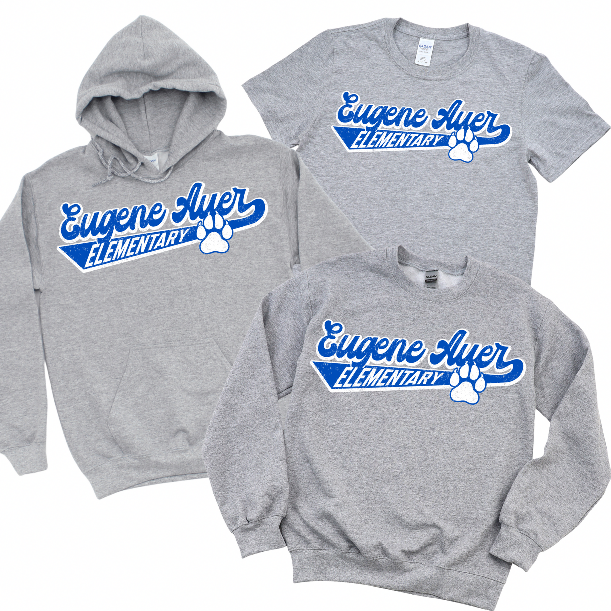 Retro Eugene Auer Eugene Auer Spiritwear Fundraiser LI Spirit Sports Apparel T-Shirt Youth XS