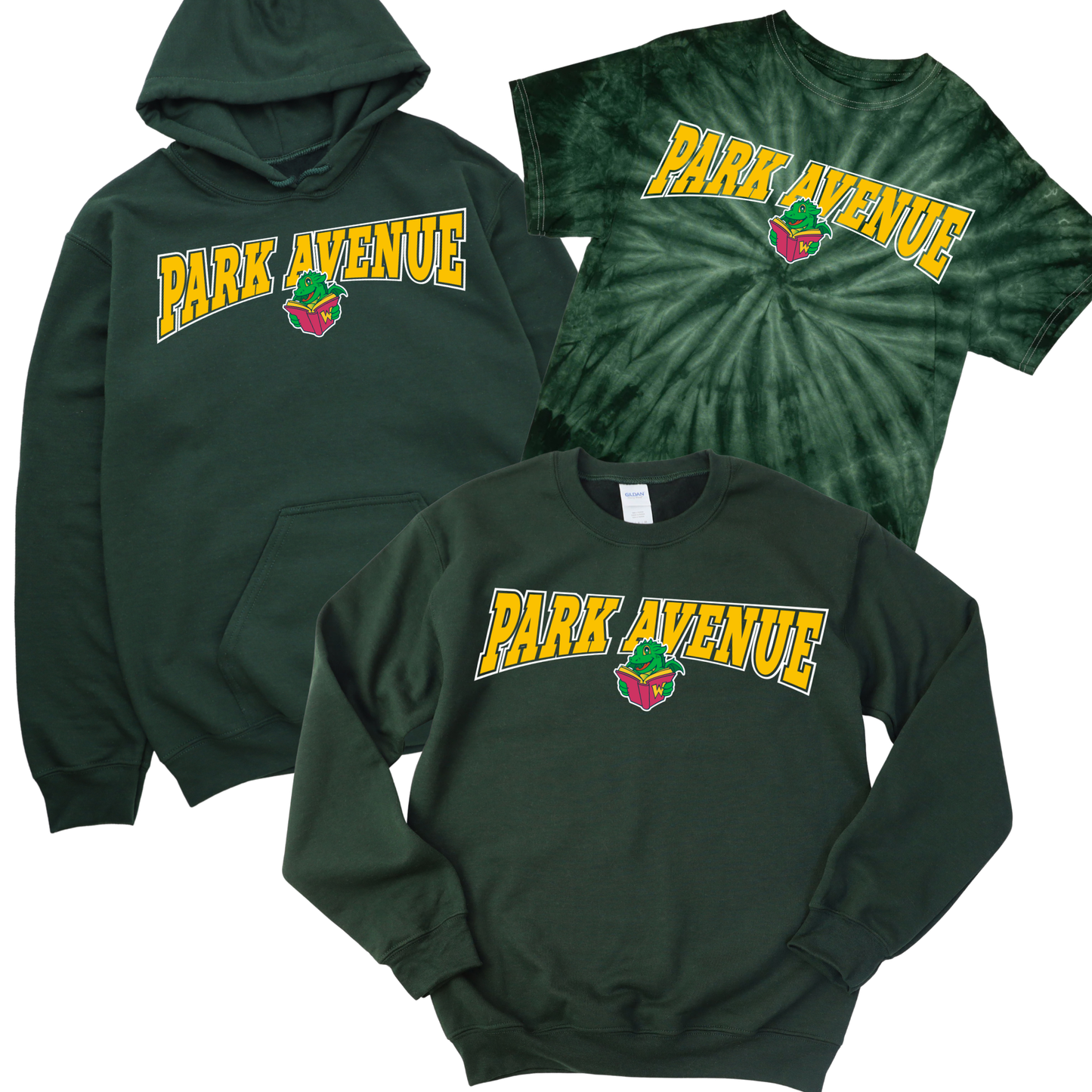 Park Avenue Arch - Forest Green | Park Avenue Spiritwear Fundraiser | LI Spirit & Sports Apparel
