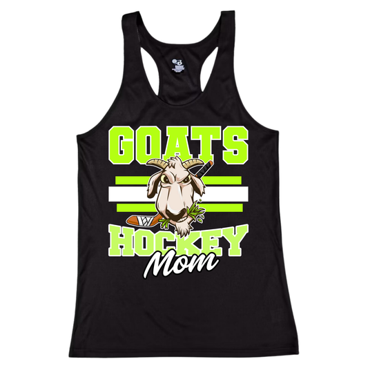 Goats Hockey Mom Womens/Girls Tank Top | Goats Hockey Spiritwear | LI Spirit & Sports Apparel