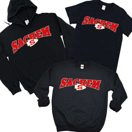 Sachem Arch - Black | Waverly Elementary Spiritwear Fundraiser | LI Spirit & Sports Apparel