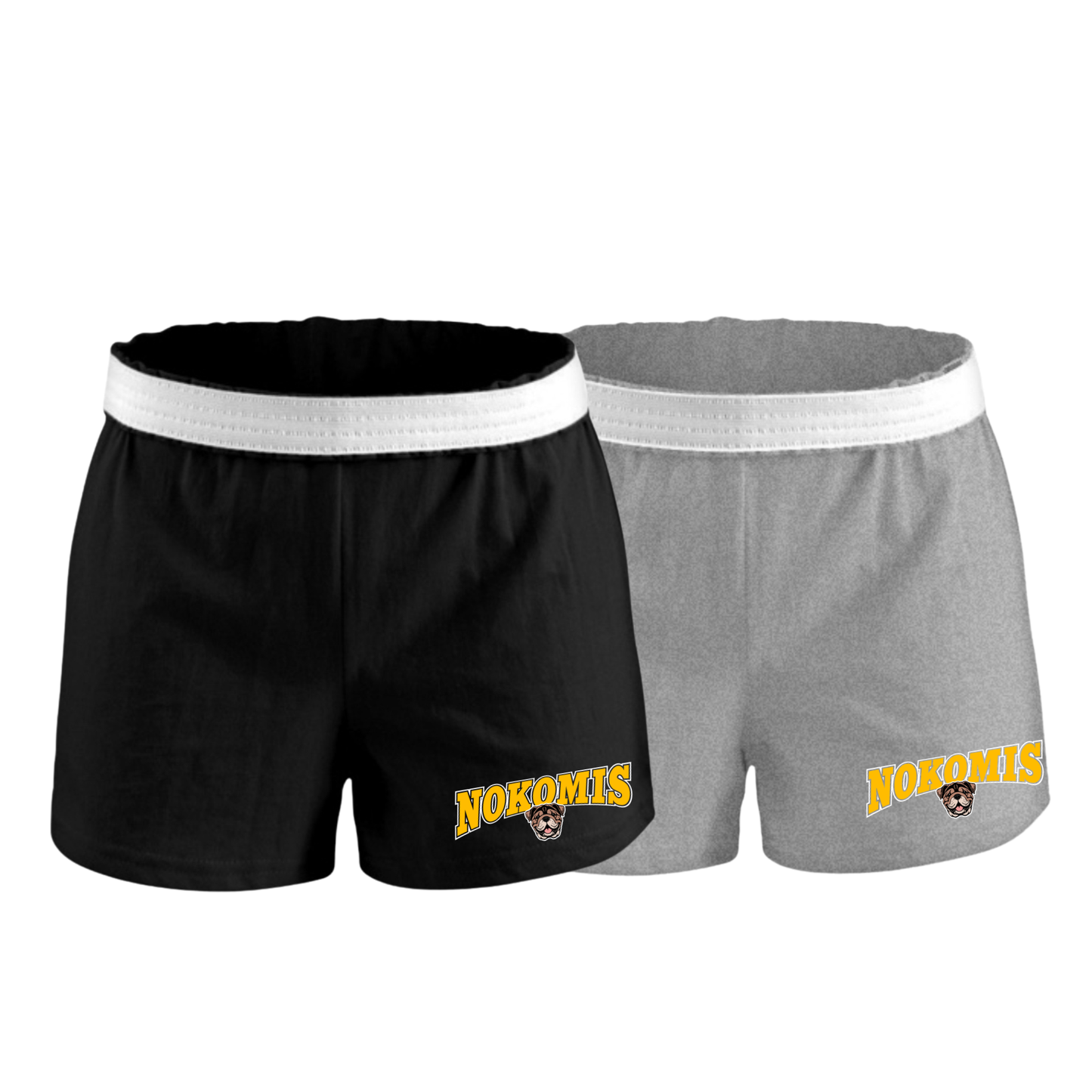 Nokomis Classic Arch Girls/Womens Shorts | Nokomis Spiritwear Fundraiser | LI Spirit & Sports Apparel