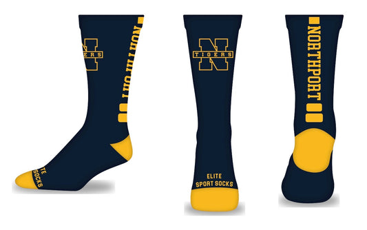 Northport Crew Socks | Pulaski Spiritwear Fundraiser | LI Spirit & Sports Apparel