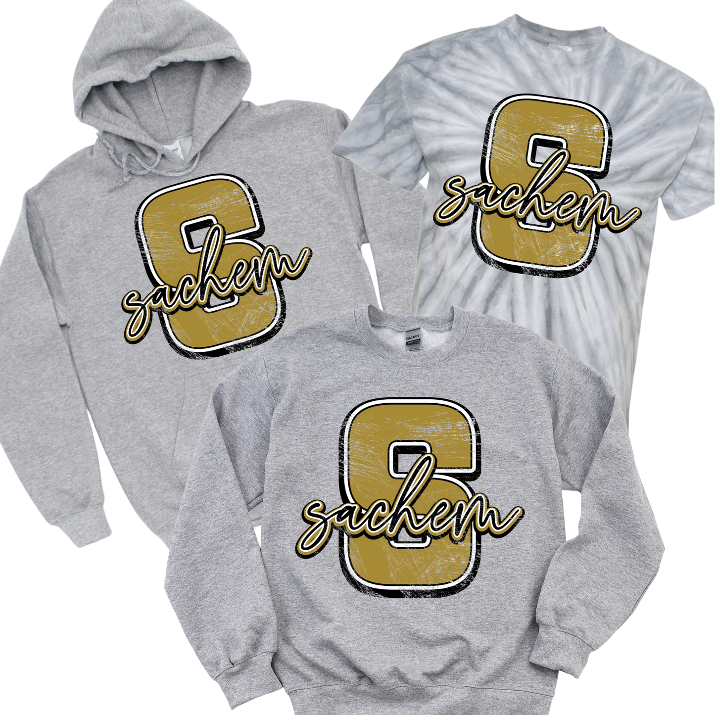 Sachem Heritage - Athletic Gray | Nokomis Elementary Spiritwear Fundraiser | LI Spirit & Sports Apparel