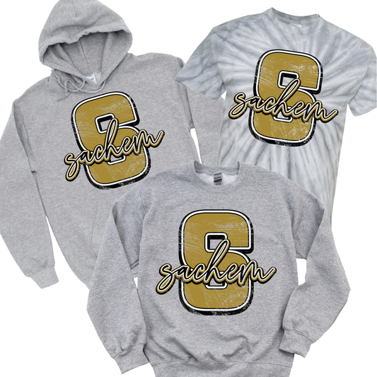 Sachem Heritage - Athletic Gray | Nokomis Elementary Spiritwear Fundraiser | LI Spirit & Sports Apparel