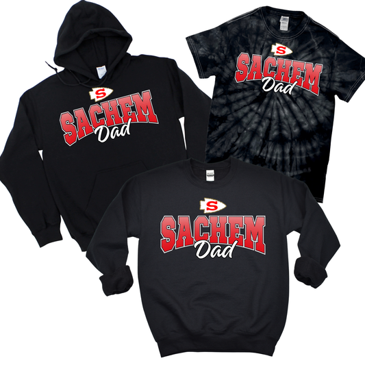 Sachem Dad - Black | Waverly Elementary Spiritwear Fundraiser | LI Spirit & Sports Apparel