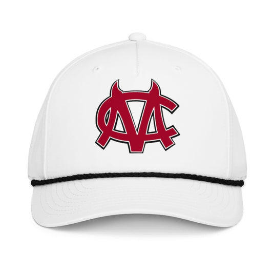 Center Moriches Rope Hat - White | Center Moriches HS Spiritwear Fundraiser | LI Spirit & Sports Apparel