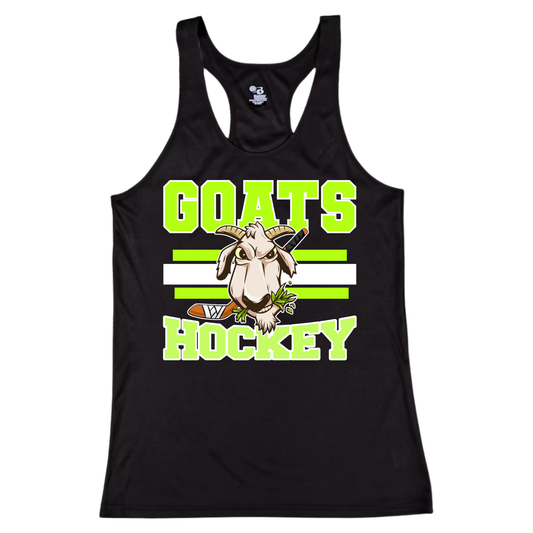Goats Hockey Womens/Girls Tank Top | Goats Hockey Spiritwear | LI Spirit & Sports Apparel