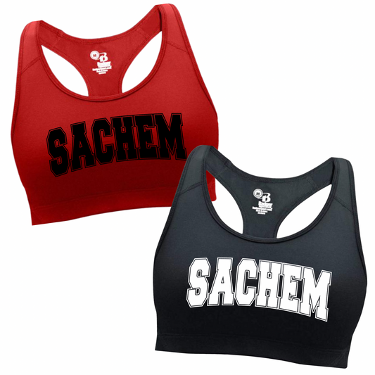 Sachem Girls/Womens Sports Bra | Sagamore Spiritwear Fundraiser | LI Spirit & Sports Apparel