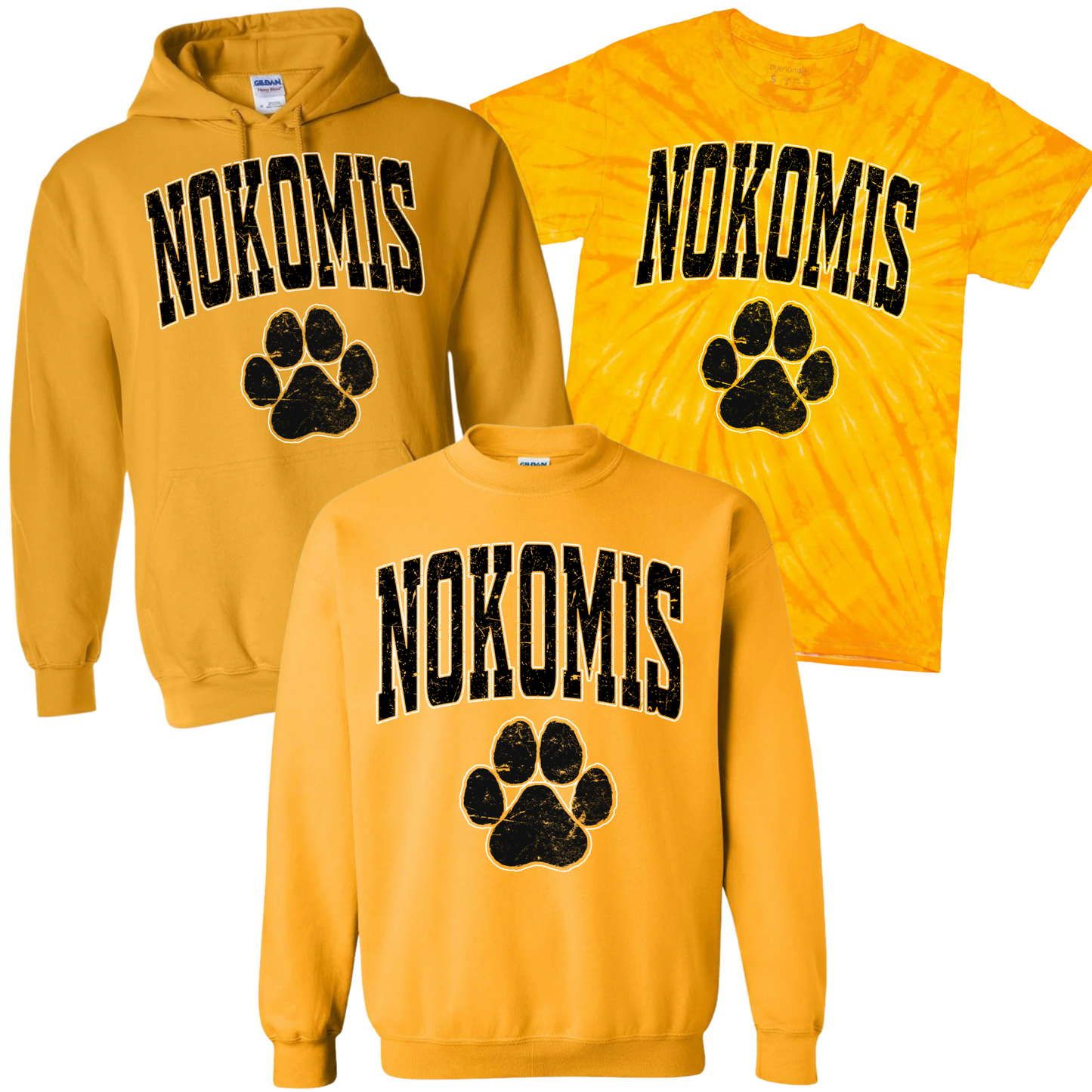 Nokomis Paw Print | Nokomis Spiritwear Fundraiser | LI Spirit & Sports Apparel