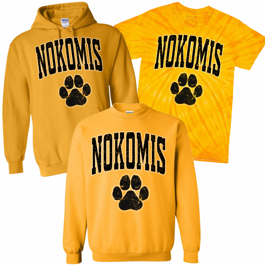 Nokomis Paw Print | Nokomis Spiritwear Fundraiser | LI Spirit & Sports Apparel