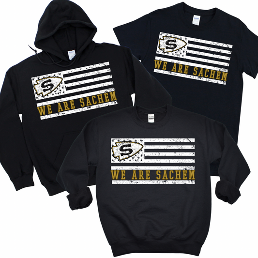 We Are Sachem Flag | Nokomis Spiritwear Fundraiser | LI Spirit & Sports Apparel