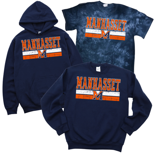 Vintage Manhasset - Navy | Munsey Park Spiritwear Fundraiser | LI Spirit & Sports Apparel