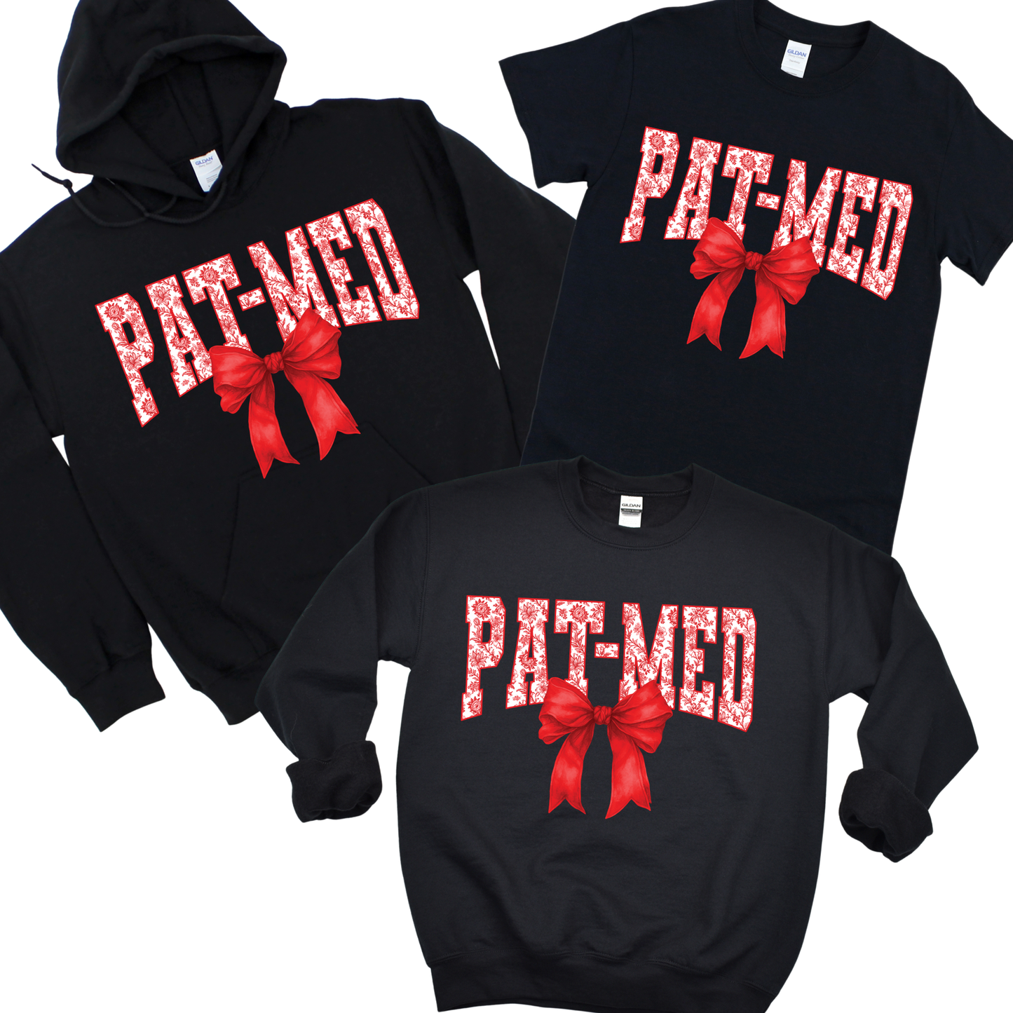 Coquette Pat-Med Bow - Black | Canaan Spiritwear Fundraiser | LI Spirit & Sports Apparel