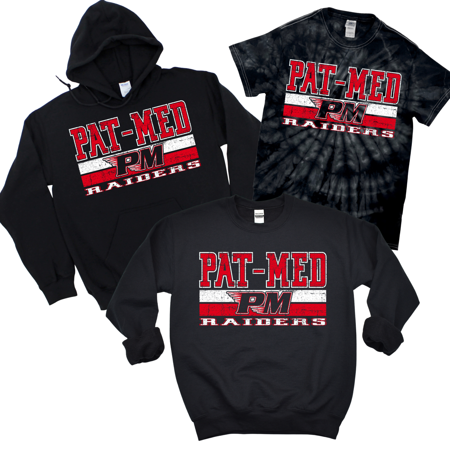 Vintage Pat-Med Raiders - Black | Canaan Spiritwear Fundraiser | LI Spirit & Sports Apparel