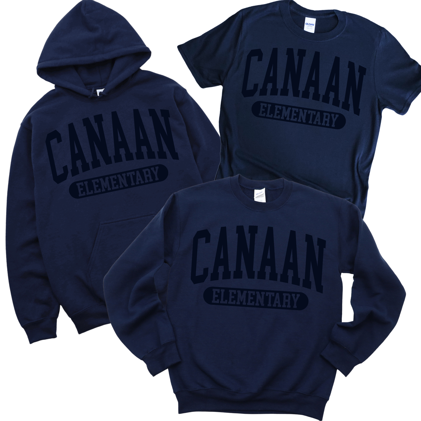 Canaan Elementary - Navy on Navy | Canaan Spiritwear Fundraiser | LI Spirit & Sports Apparel