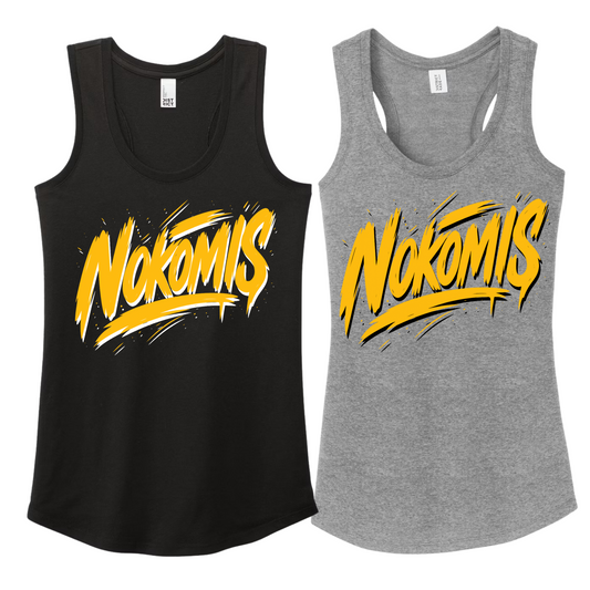 Nokomis Drip Girls/Womens Tank Top | Nokomis Spiritwear Fundraiser | LI Spirit & Sports Apparel