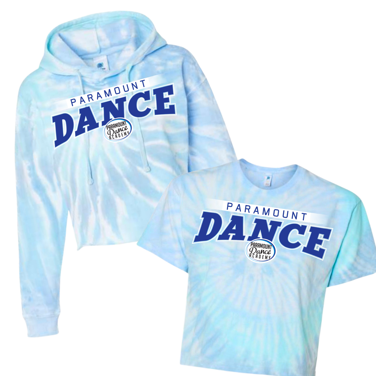 Paramount Dance Spirit Cropped Tie Dye [Adult Sizes Only] | Paramount Dance Academy | LI Spirit & Sports Apparel