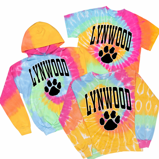 Varsity Lynwood Tie Dye | Lynwood Spiritwear Fundraiser | LI Spirit & Sports Apparel