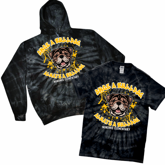 Once a Bulldog Always a Bulldog Tie Dye | Nokomis Spiritwear Fundraiser | LI Spirit & Sports Apparel