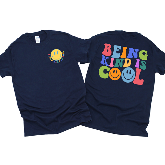 Being Kind is Cool - Navy | Kindness Club Fundraiser | LI Spirit & Sports Apparel
