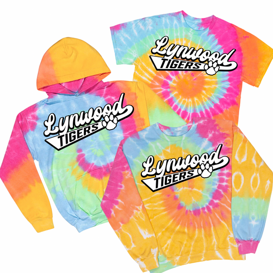 Retro Lynwood Tie Dye | Lynwood Spiritwear Fundraiser | LI Spirit & Sports Apparel