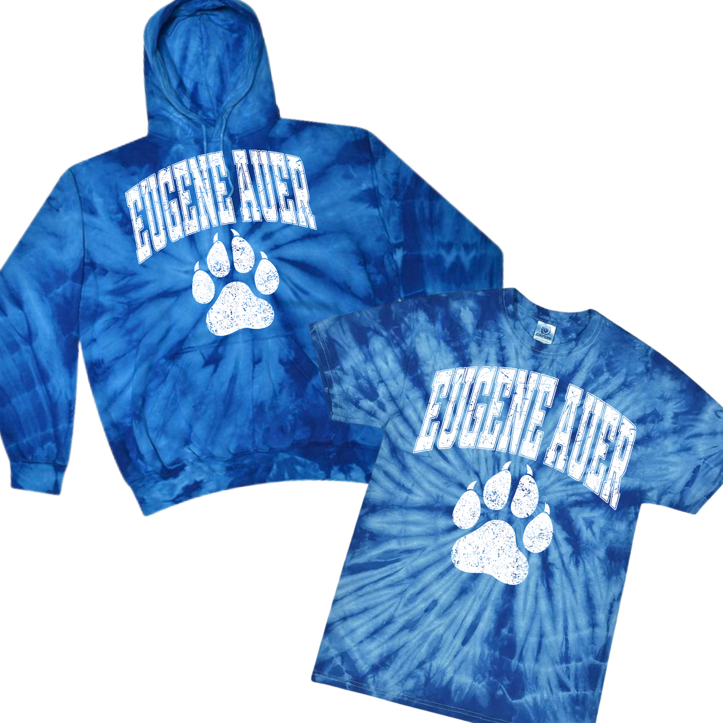 Varsity Eugene Auer Paw Print | Eugene Auer Spiritwear Fundraiser | LI Spirit & Sports Apparel