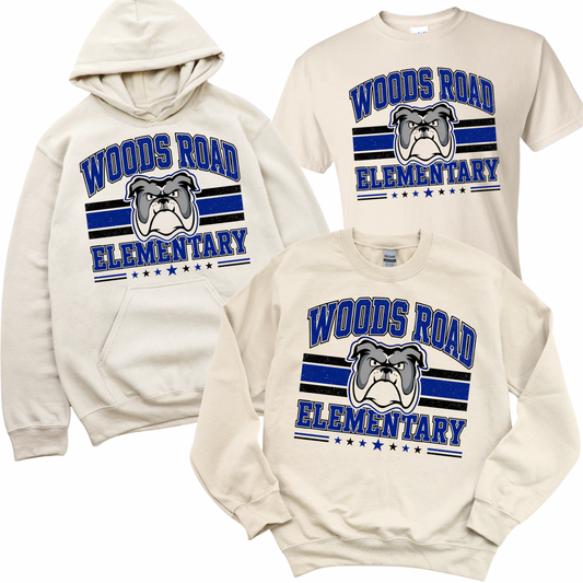 Woods Road All-American - Sand | Woods Road Elementary Spiritwear Fundraiser | LI Spirit & Sports Apparel