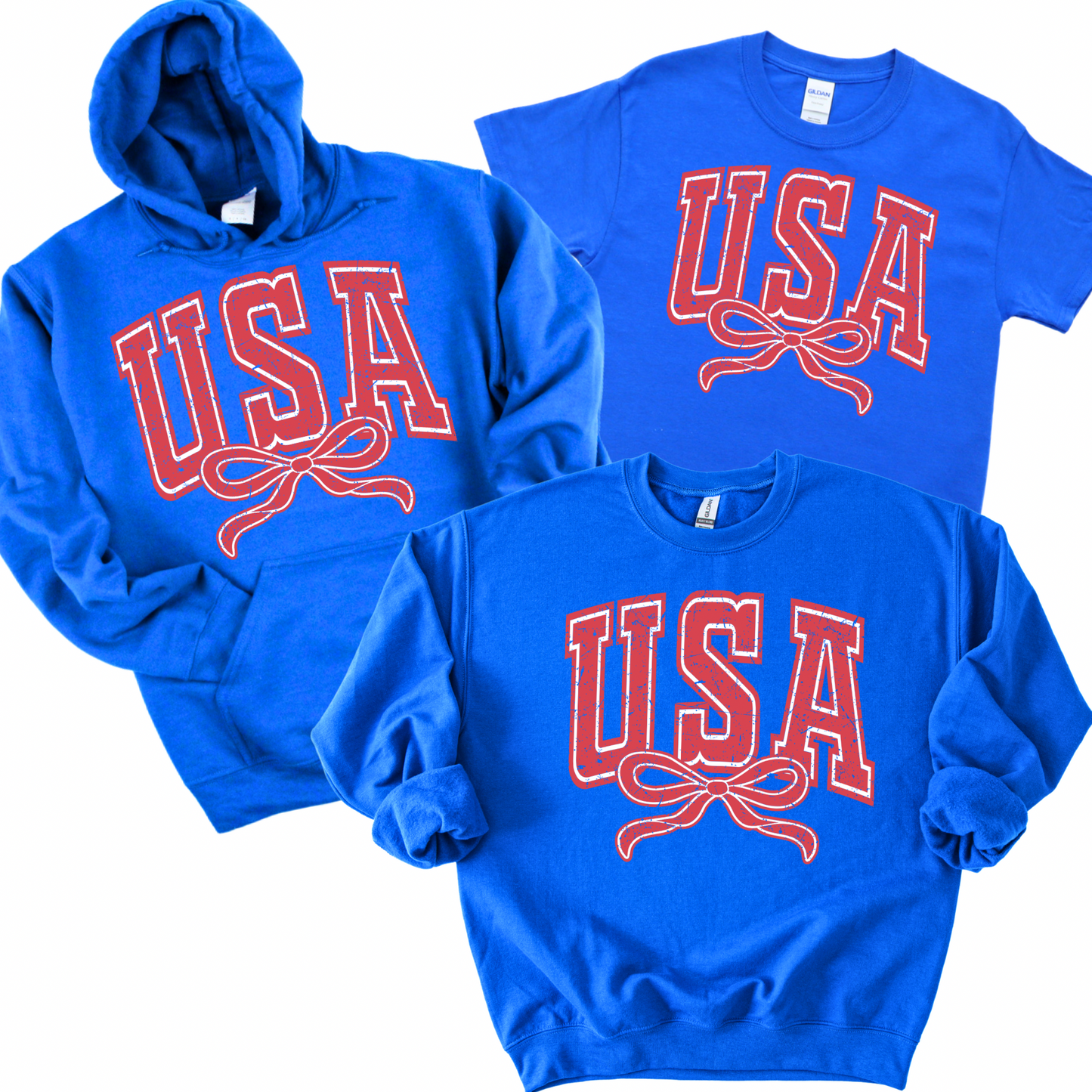 USA Bow - Blue | USA Collection | LI Spirit & Sports Apparel