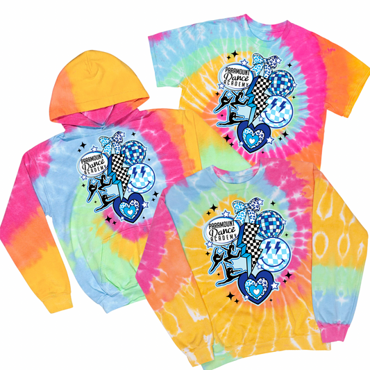 Preppy Pride: Paramount Dance Edition Tie Dye - Pastel | Paramount Dance Academy | LI Spirit & Sports Apparel