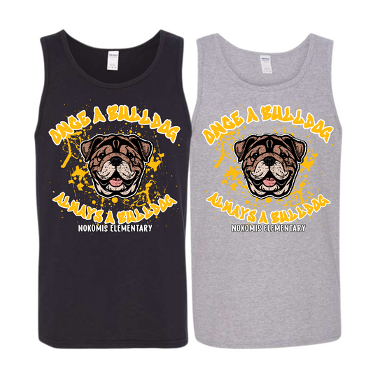 Once a Bulldog Always a Bulldog Unisex Tank | Nokomis Spiritwear Fundraiser | LI Spirit & Sports Apparel