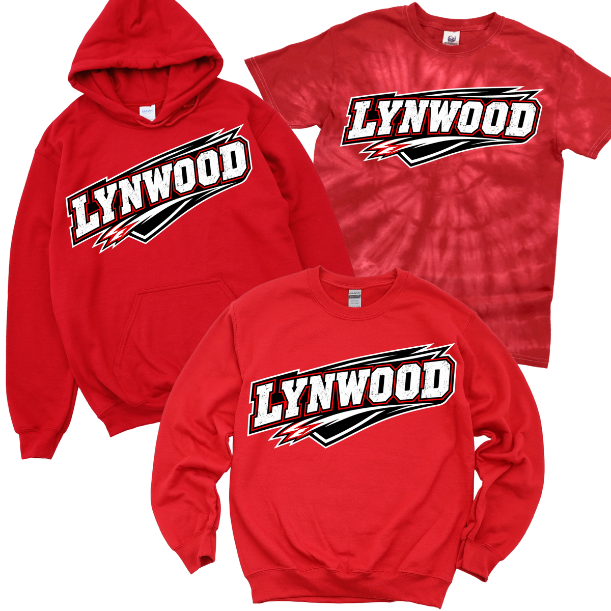 Lynwood Bolt - Red | Lynwood Spiritwear Fundraiser | LI Spirit & Sports Apparel