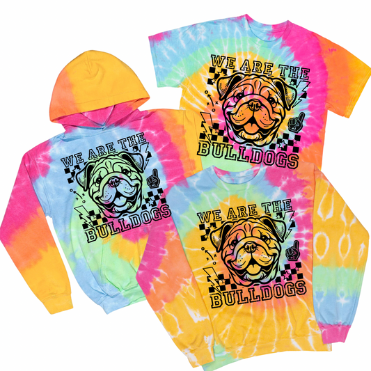 We Are The Bulldogs Tie Dye | Nokomis Spiritwear Fundraiser | LI Spirit & Sports Apparel