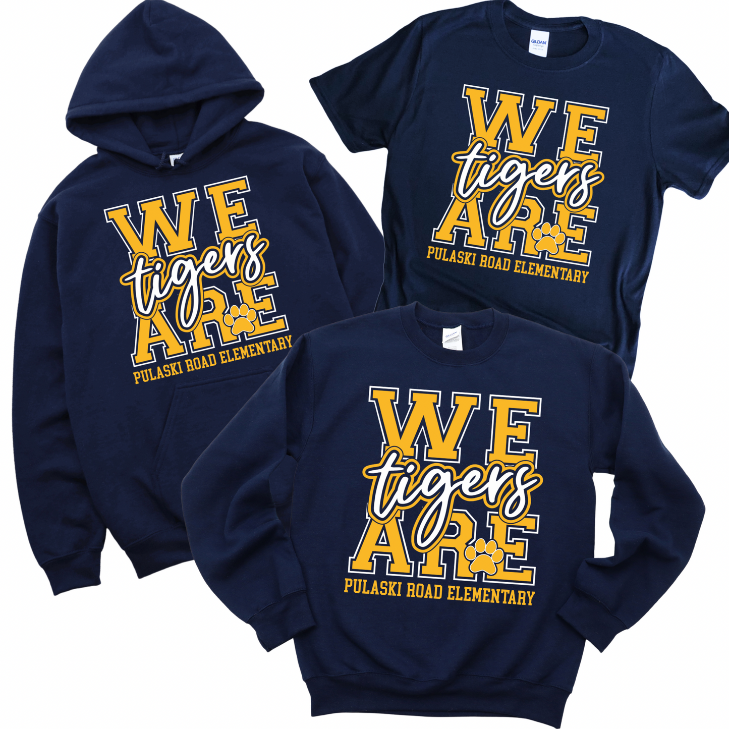 We Are Tigers - Navy | Pulaski Road Spiritwear Fundraiser | LI Spirit & Sports Apparel