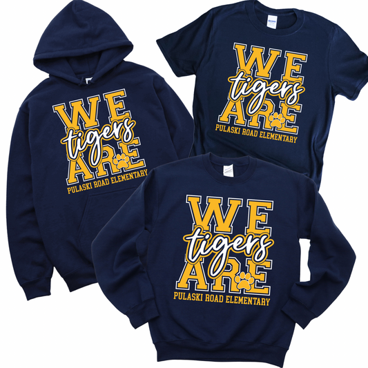 We Are Tigers - Navy | Pulaski Road Spiritwear Fundraiser | LI Spirit & Sports Apparel