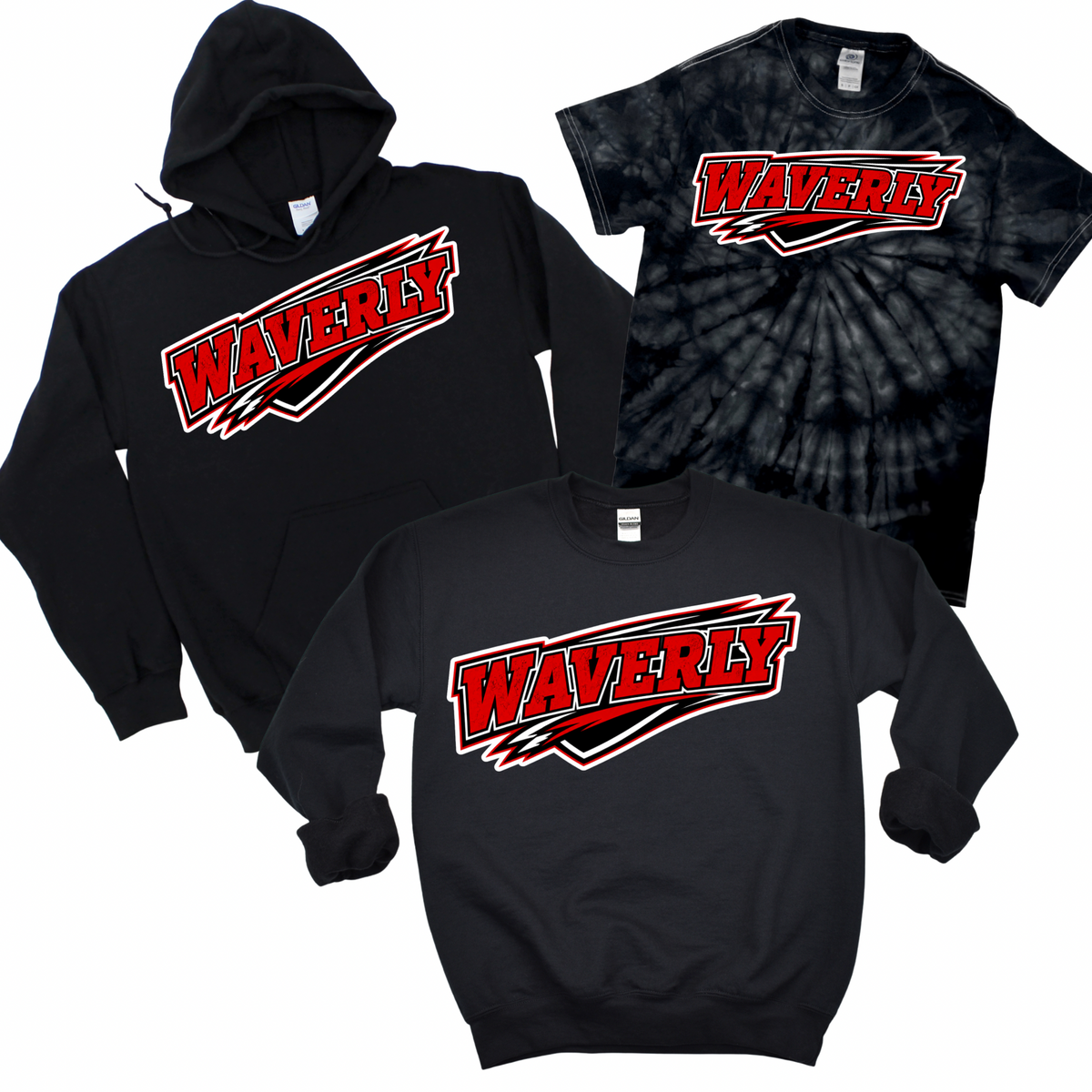 Waverly Bolt - Black | Waverly Elementary Spiritwear Fundraiser | LI Spirit & Sports Apparel