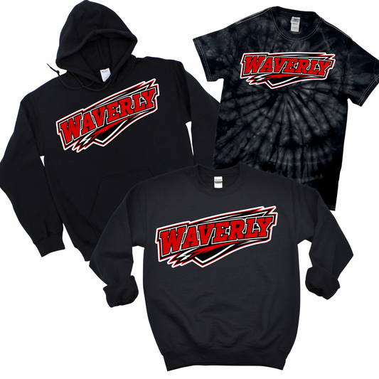 Waverly Bolt - Black | Waverly Elementary Spiritwear Fundraiser | LI Spirit & Sports Apparel