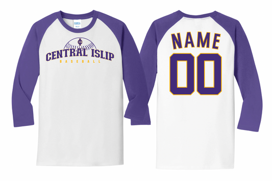 CI Baseball Diamond Arch Raglan | CI Baseball Spiritwear Fundraiser | LI Spirit & Sports Apparel
