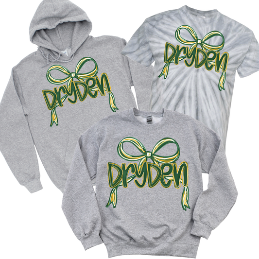 Dryden Bow - Gray | Dryden Elementary Spiritwear Fundraiser | LI Spirit & Sports Apparel
