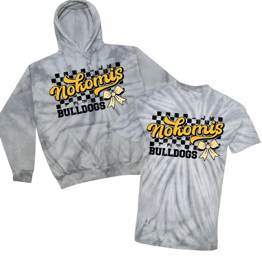 Bulldogs & Bows Tie Dye | Nokomis Spiritwear Fundraiser | LI Spirit & Sports Apparel
