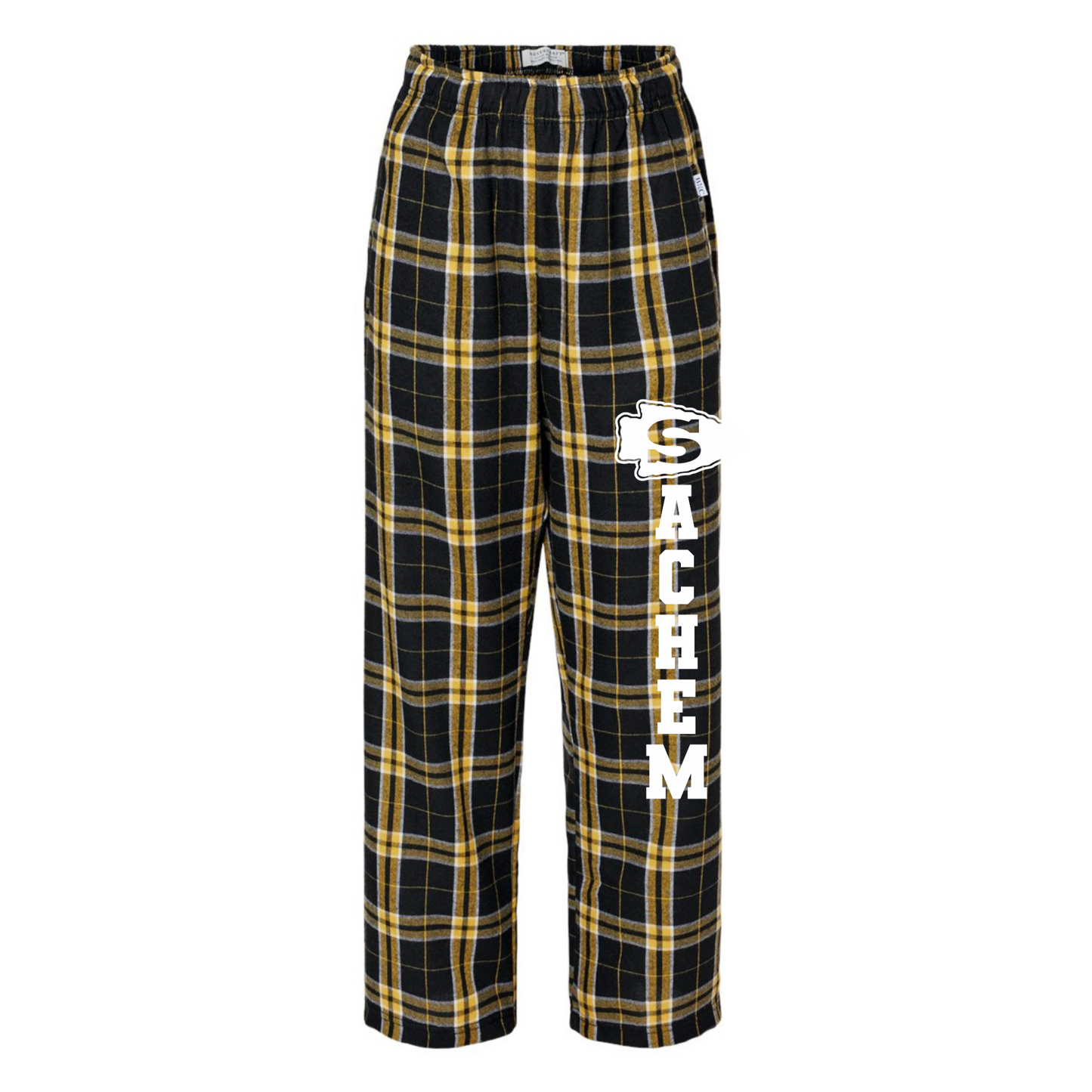 Sachem Flannel Pajama Pants | Nokomis Elementary Spiritwear Fundraiser | LI Spirit & Sports Apparel